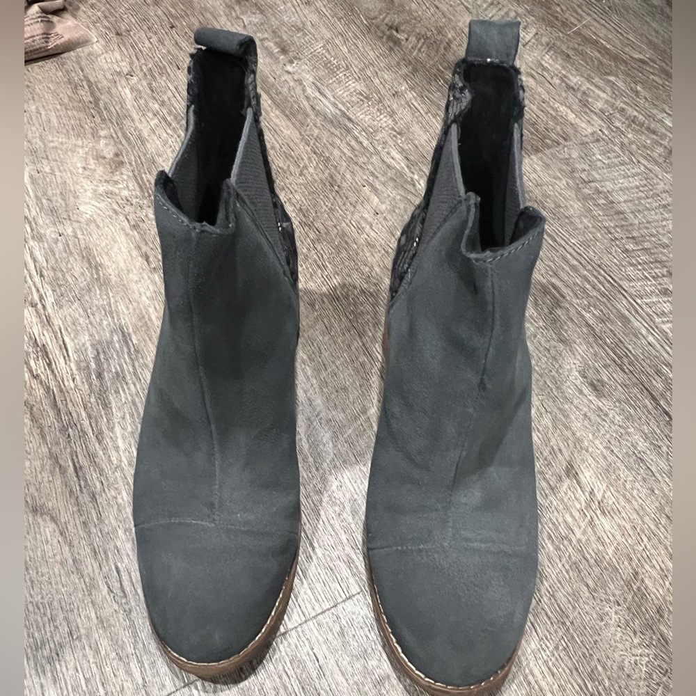Toms Gray Booties